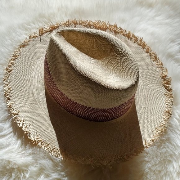 Rag & Bone Straw Panama Hat - Picture 3 of 5